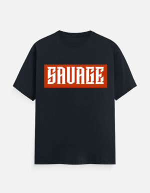 Savage Graphic T-Shirt for Men 180 GSM Cotton Graphic Tee by Goprintee