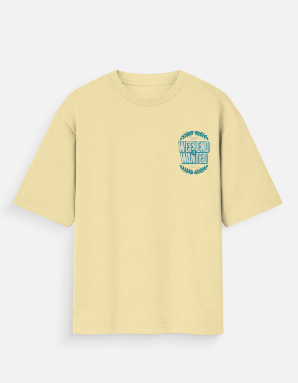 Weekend Quote Oversized T-Shirt | Unisex| 180 GSM Cotton | Multicolor