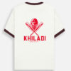 Cricket Lover Graphic Ringer T-Shirt for Men | 180 GSM Cotton | Multicolor