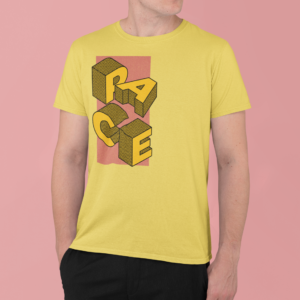 Race Design Classic Crew T-Shirt with racing graphic, unisex 180 GSM cotton