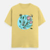 Elegant Flower Graphic Tee | 180 GSM Cotton | Multicolor