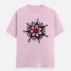 Minimalist Flower Graphic T-Shirt | 180 GSM Cotton | Multicolor