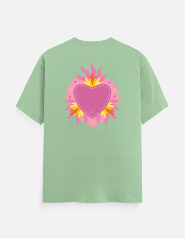 img_b7c02edc06367b.jpg Heart Classic Crew T-Shirt | Unisex 100% Cotton 180 GSM | Multicolor