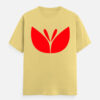 Simple Floral Unisex T-Shirt | 180 GSM Cotton | Multicolor