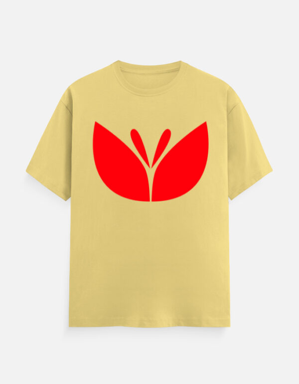 Simple Floral Unisex T-Shirt | 180 GSM Cotton | Multicolor