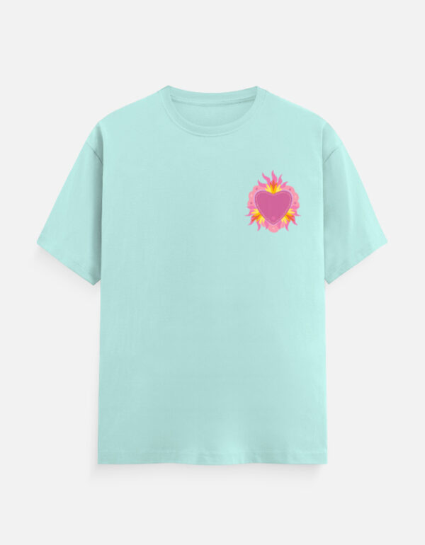 img_cb5960c302e1df.jpg Heart Classic Crew T-Shirt | Unisex 100% Cotton 180 GSM | Multicolor