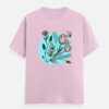 Elegant Flower Graphic Tee | 180 GSM Cotton | Multicolor