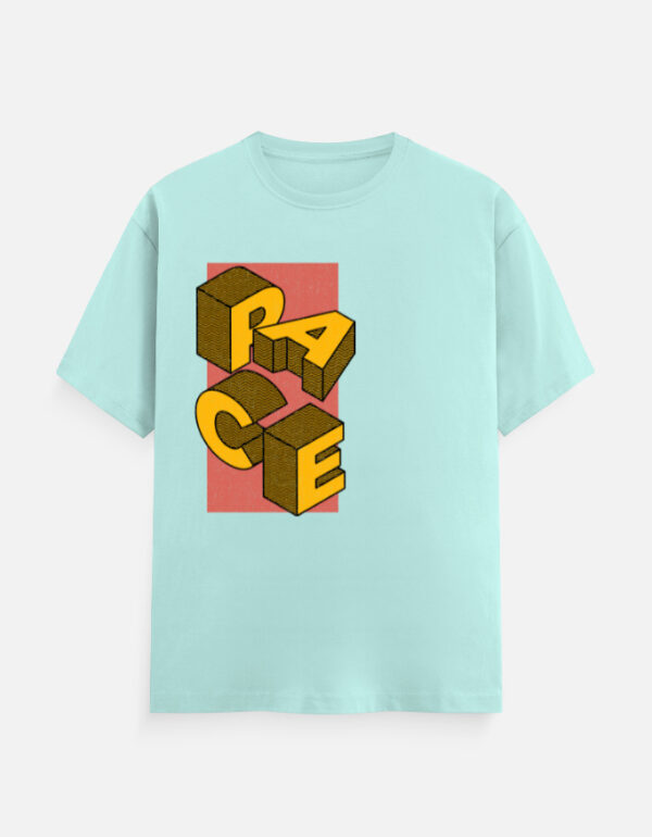 Race Design Classic Crew T-Shirt | Unisex 180 GSM Cotton Graphic Tee | Multicolor