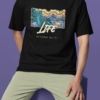 mockup-featuring-a-man-wearing-an-oversized-round-neck-tee-in-a-studio-m38923 (1) Life Beyond WiFi Oversized T-Shirt | Unisex Digital Detox Streetwear Tee