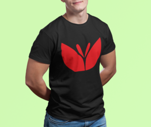 Simple Floral Unisex T-Shirt | 180 GSM Cotton | Multicolor
