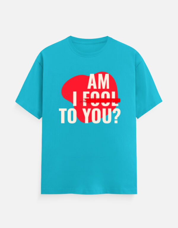 img_0ea7be7aaa984c.jpg Am I Fool to You? Classic Crew T-Shirt | Unisex 100% Cotton 180 GSM | Multicolor