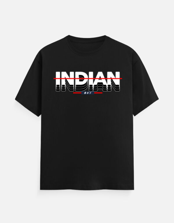 Indian Boy Classic Crew T-Shirt | Unisex 100% Cotton 180 GSM| Multicolor