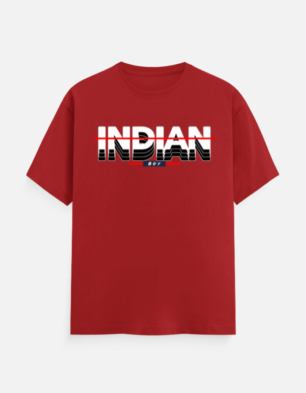 Indian Boy Classic Crew T-Shirt | Unisex 100% Cotton 180 GSM| Multicolor